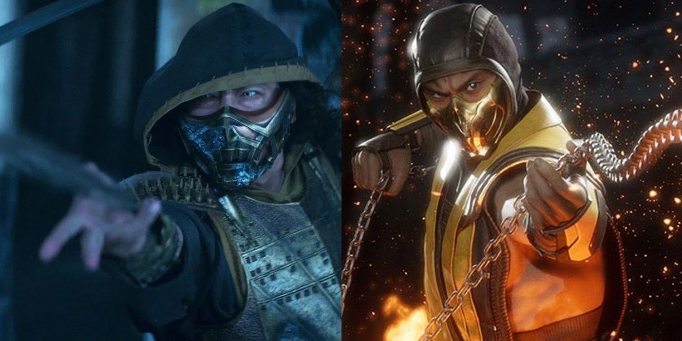 Characters from the 2021 Mortal Kombat movie