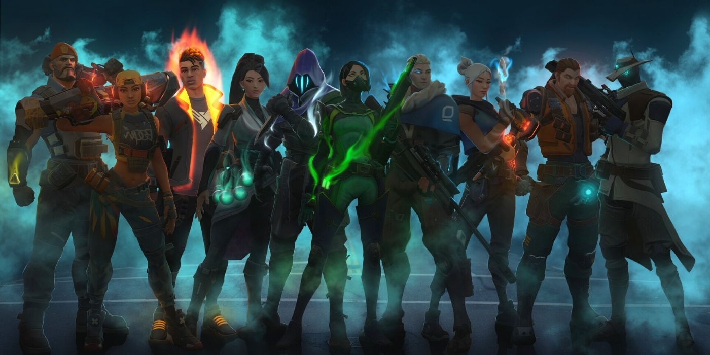 Valorant Agents Lineup Wallpaper