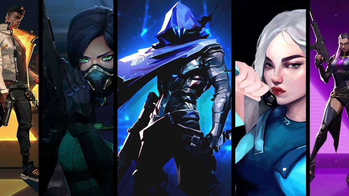 Valorant Character Photos Collage