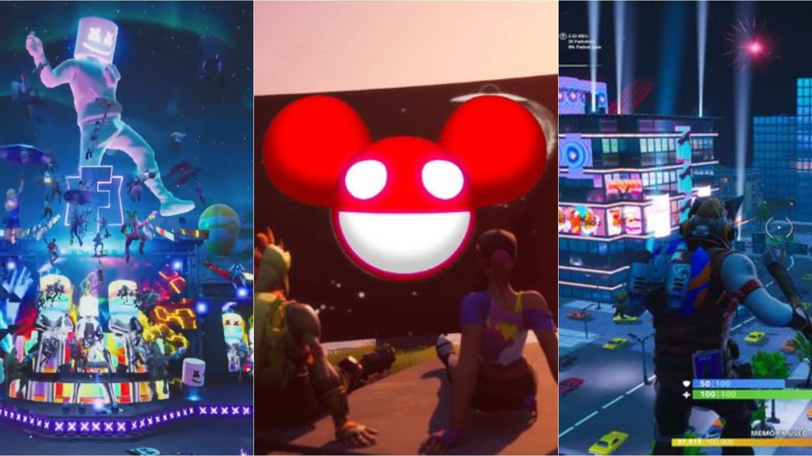 Fortnite Marshmello Concert Deadmau5 Creative