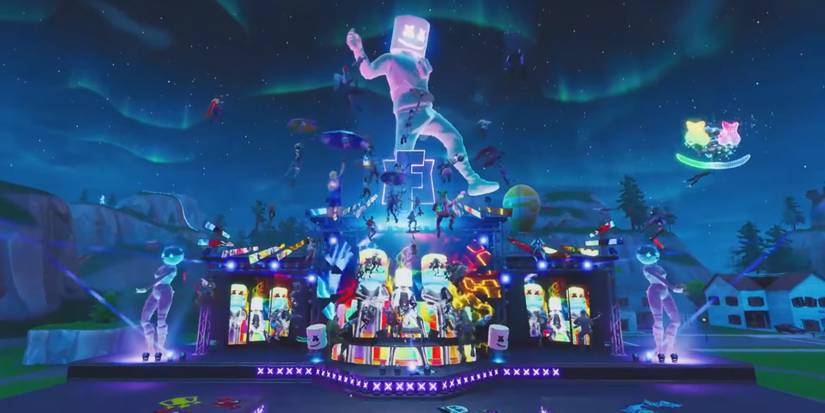 Marshmello Performing at Pleasant Park