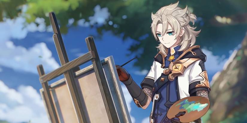 Genshin Impact Albedo Painting