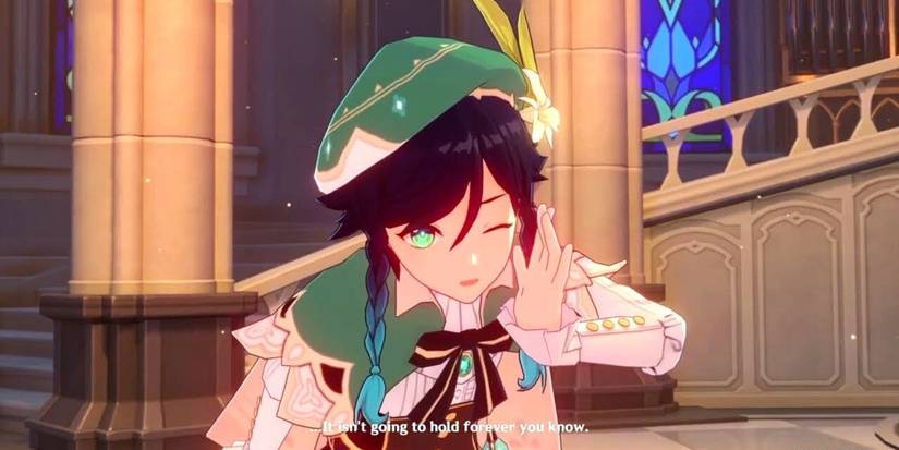 Genshin Impact Venti Playful Wink