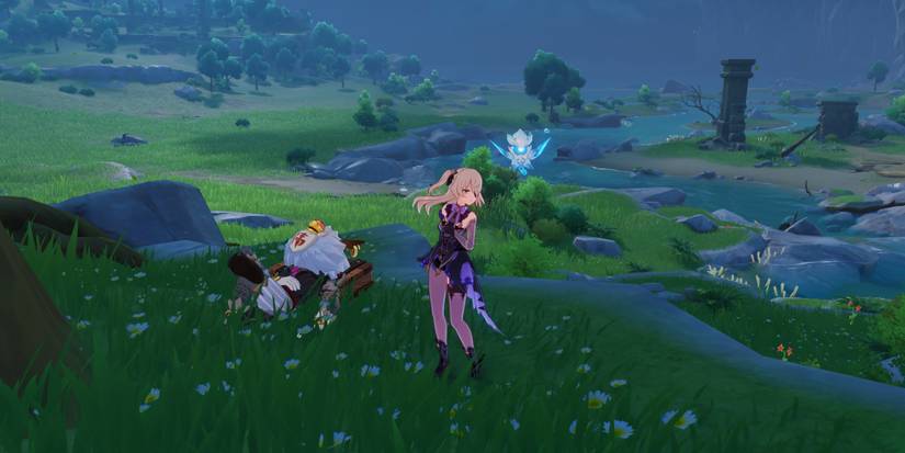 Genshin Fischl and Unusual Hilichurl