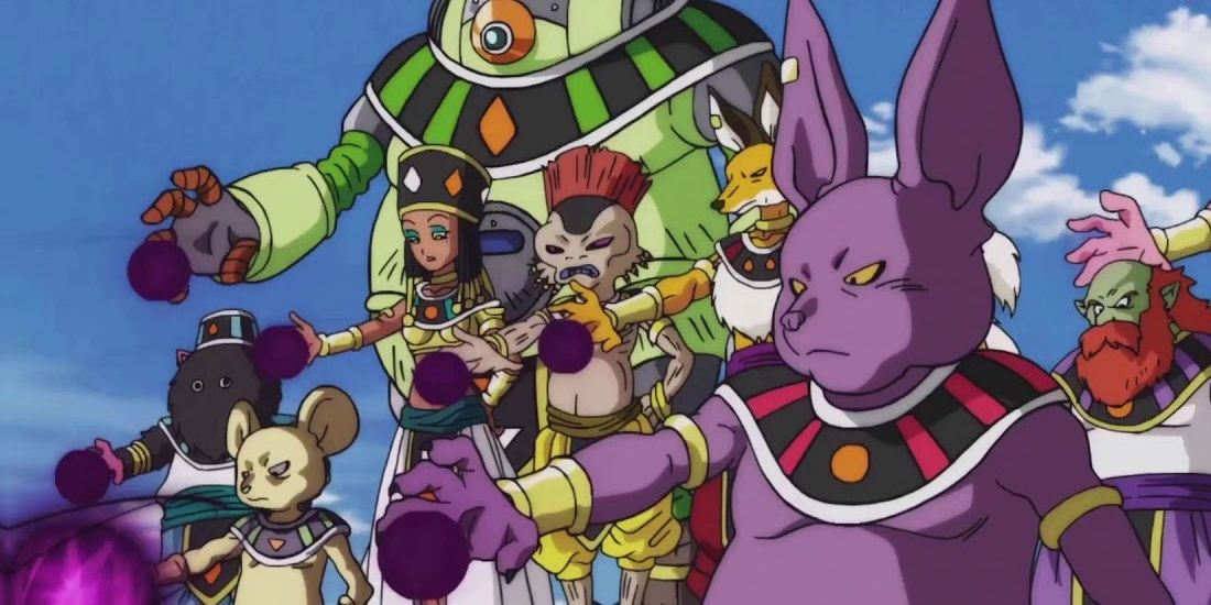 Champa and the other Gods of Destruction in Dragon Ball Super Heroes