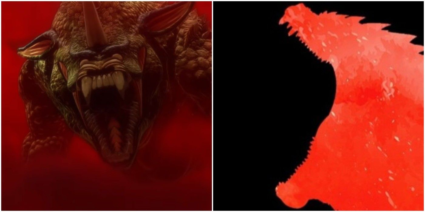 Godzilla Singular Point Featured Split Image