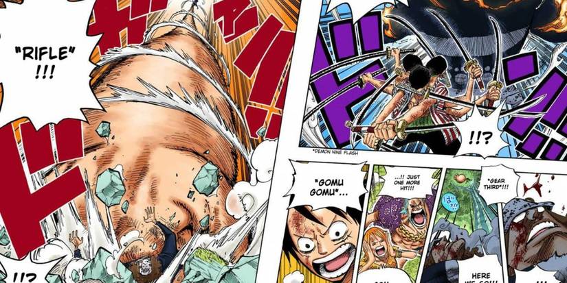 Gomu Gomu no Gigant Rifle In Action