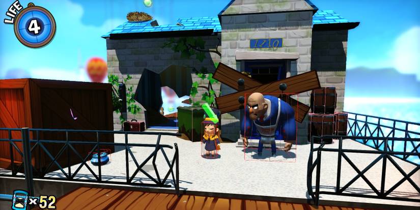 A Hat In Time with collision boxes on