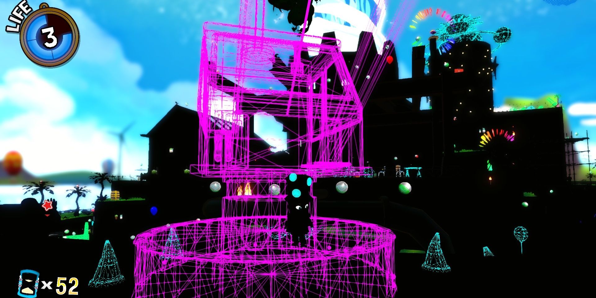 Wireframe in A Hat In Time