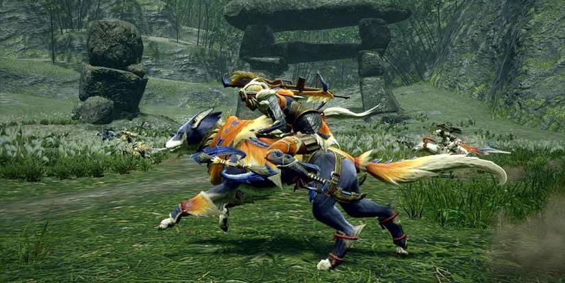 Hunters Riding Together On A Palamute