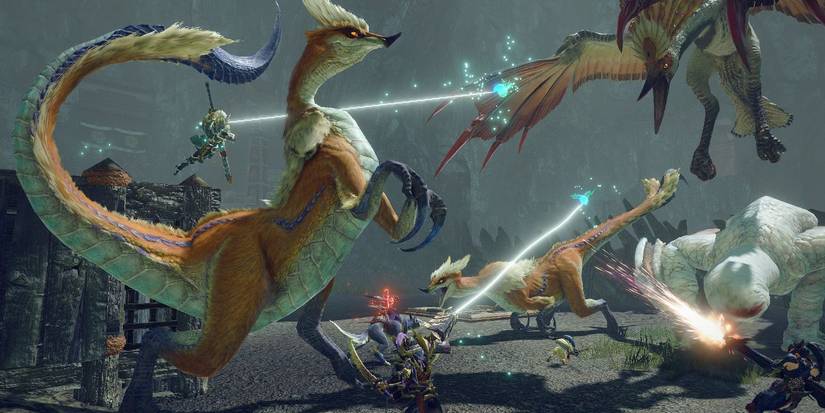 Hunters Surrounded By Monsters