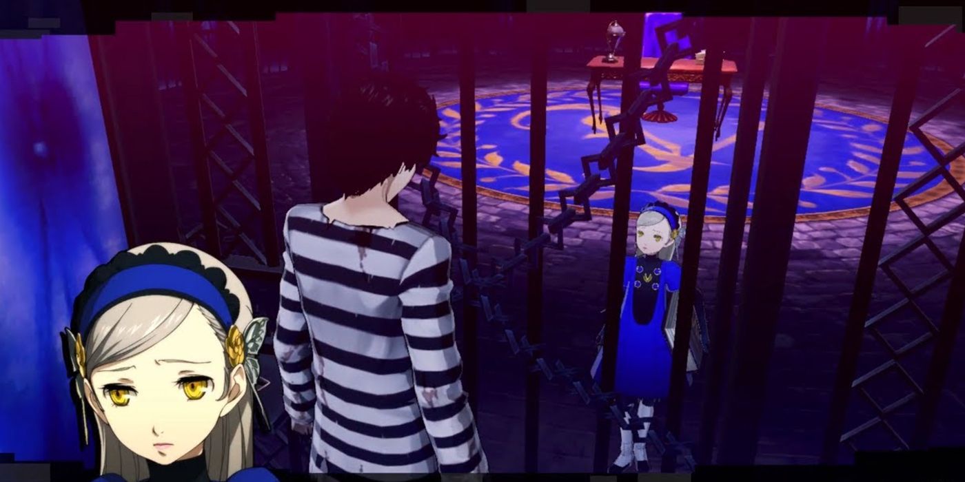 Persona 5 Strikers: Lavenza Looking Sad Talking About How She's Alone In The Velvet Room