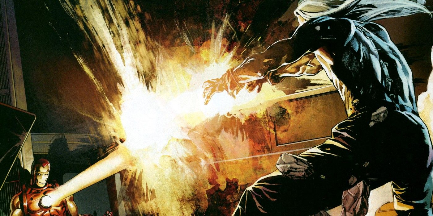 Iron Man fights Mandarin in Extremis