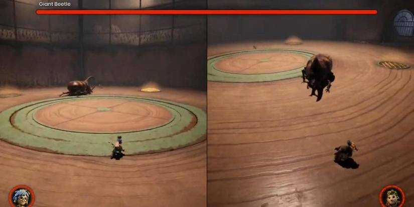 Giant Beetle boss fight in It Takes Two