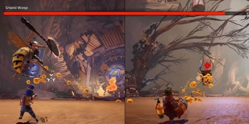 Shield Wasp boss fight in It Takes Two
