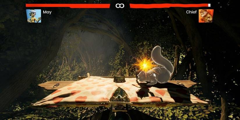 It Takes Two Chief boss fight resembles Street Fighter