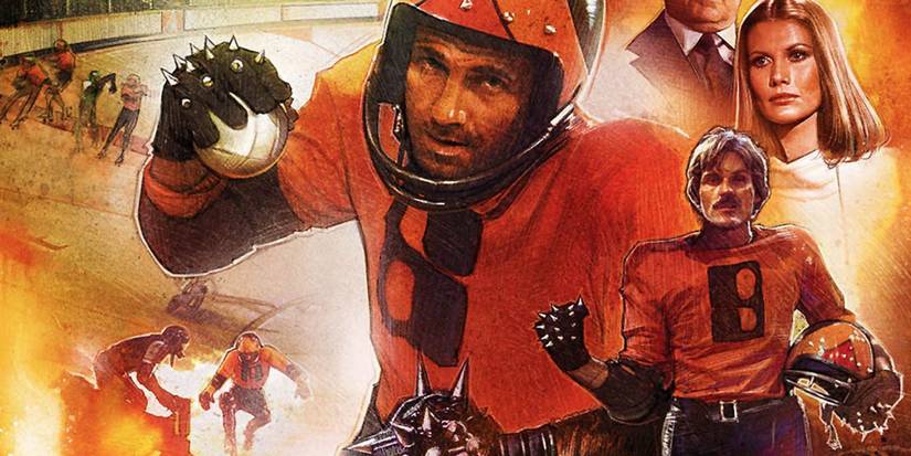 James Caan on the Rollerball poster