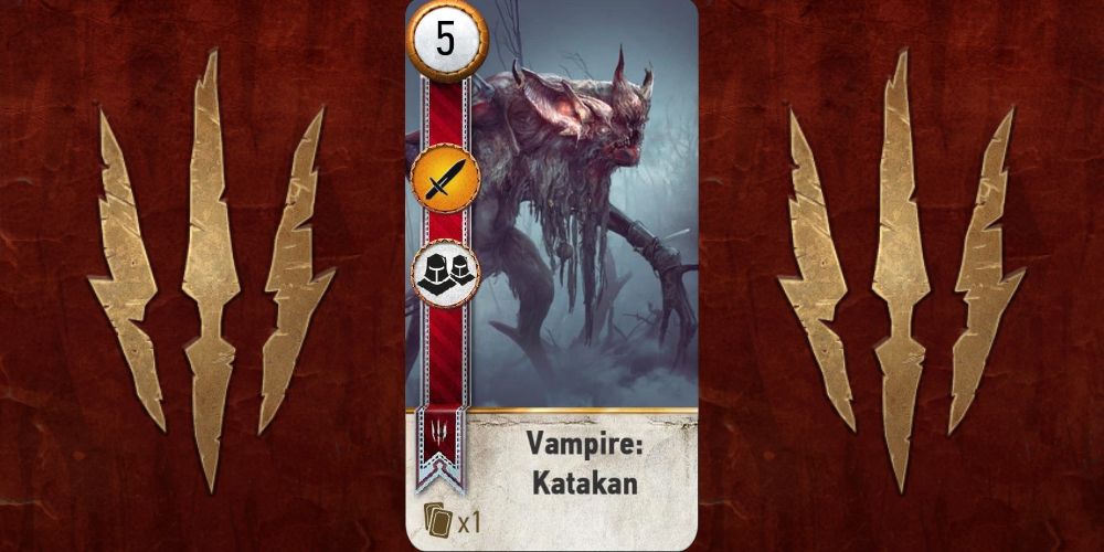 Katakan Witcher 3 Gwent Monsters Deck
