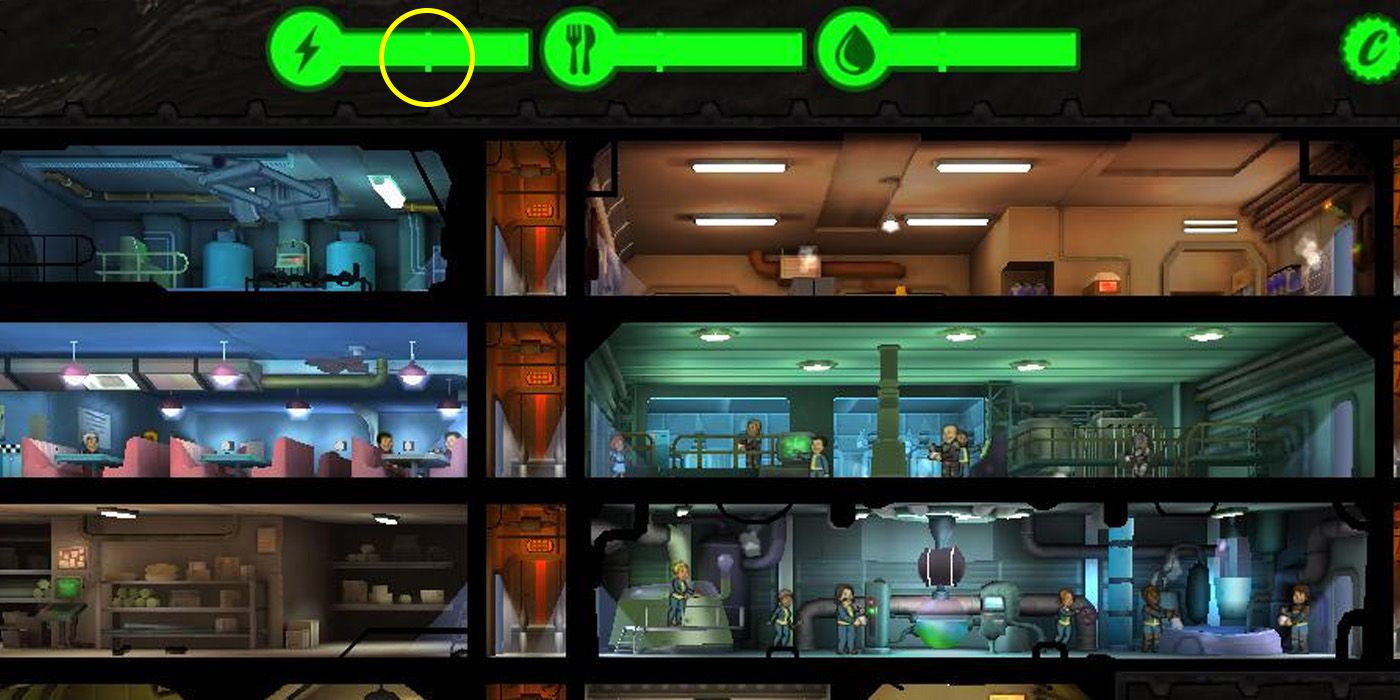 Keep Resource Thresholds Low - Fallout Shelter Pro Tips