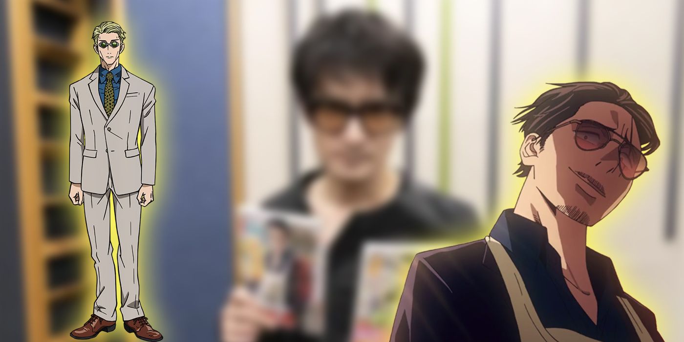The Way Of The Househusband: PNGs of Nanami And Tatsu Overlaid On An Image Of Kenjiro