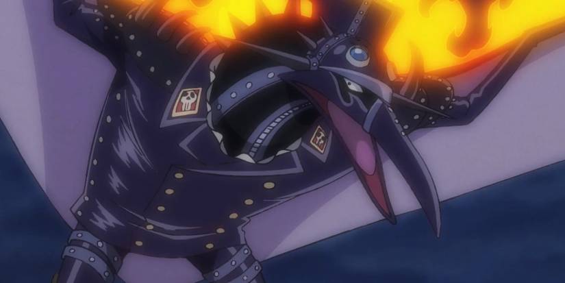 One Piece - King using devil fruit