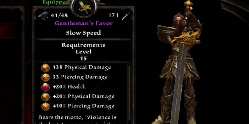 Kingdoms Of Amalur Re-Reckoning Greatsword Gentlemen’s Favor