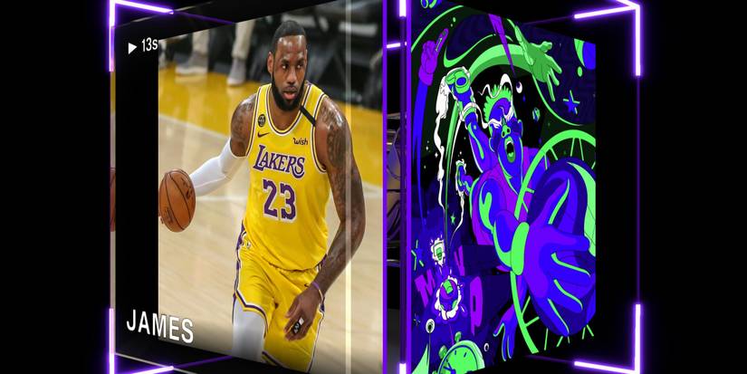 Lebron Kobe Dunk Top Shot 