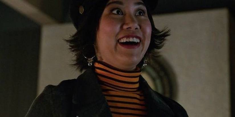 Legends of Tomorrow Mona Wu is smiling