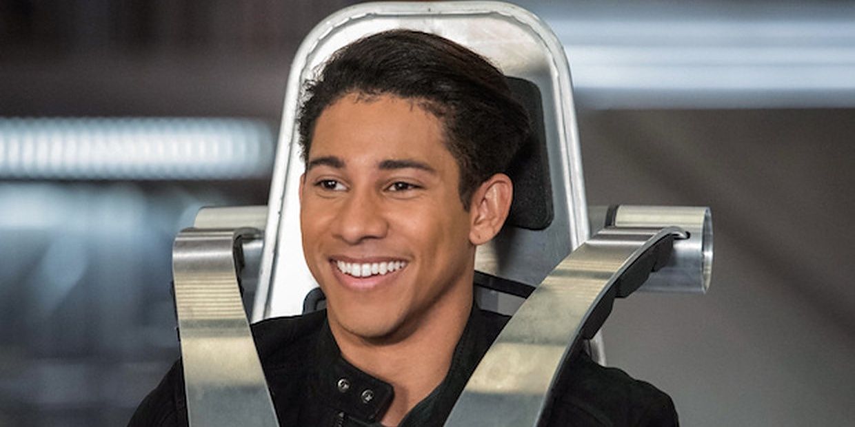 Legends of Tomorrow Wally West travels on Waverider