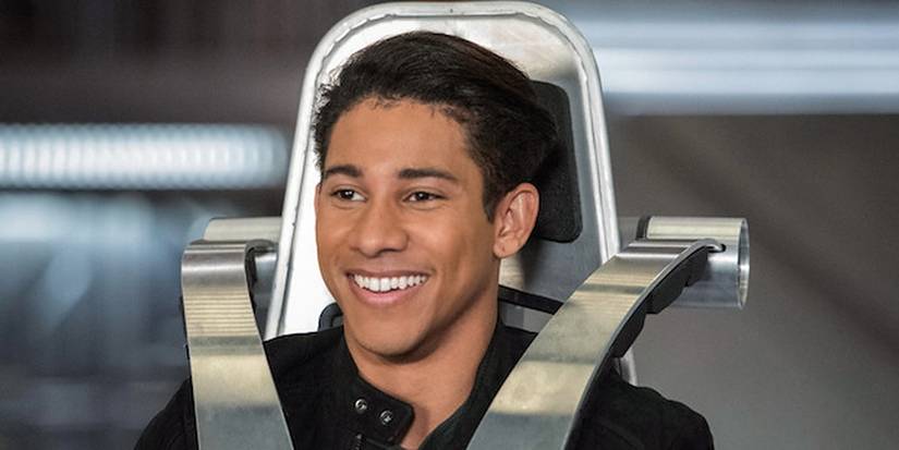 Legends of Tomorrow Wally West travels on Waverider