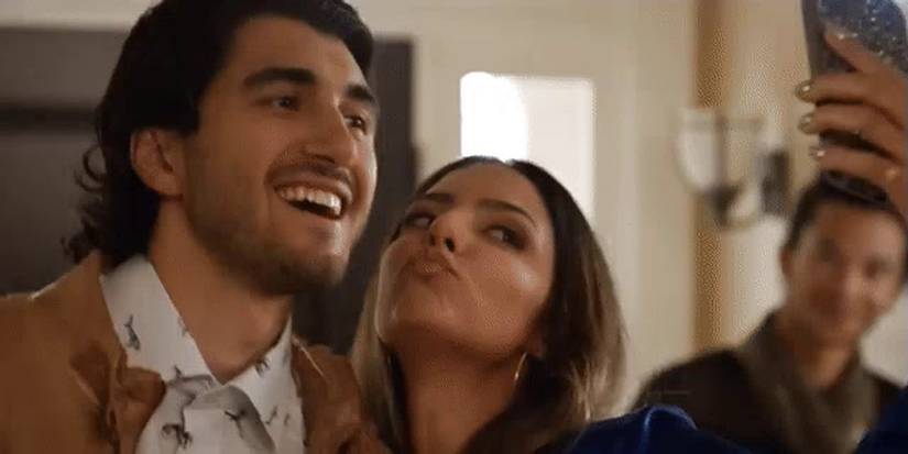 Legends of Tomorrow Zari and Behrad take a selfie