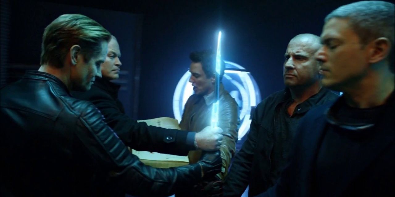 Legends of Tomorrow the Legion of Doom uses the Spear