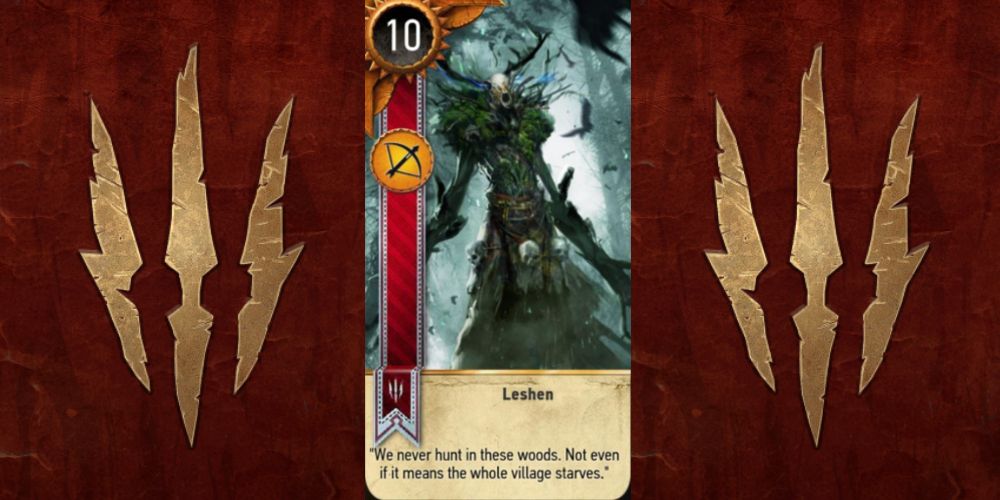Leshen Witcher 3 Gwent Monsters Deck