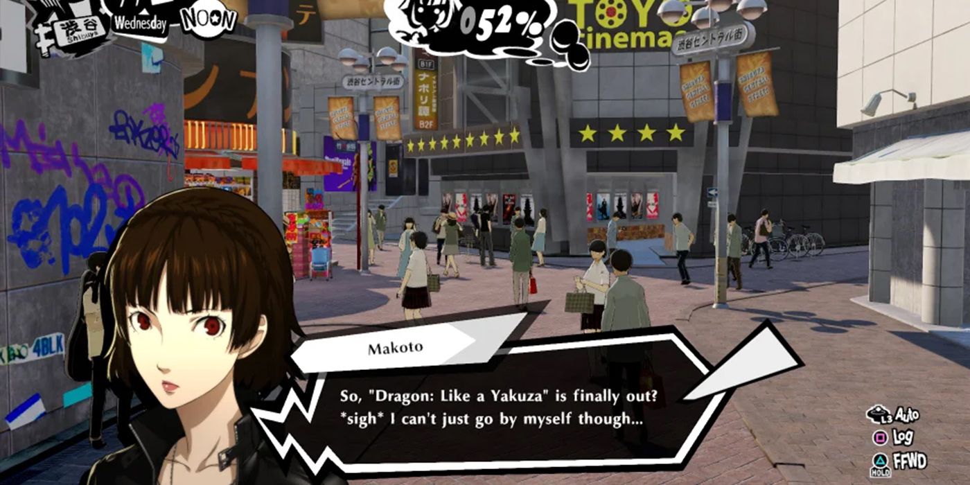 Persona 5 Strikers: Makoto Talking About The Yakuza Games