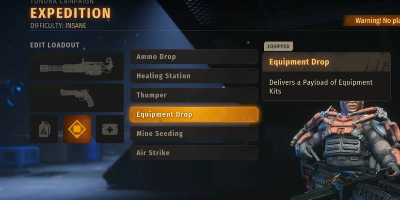 Loadout Screen in Second Extinction