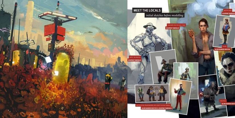 Disco Elysium - The Final Cut Location and Characters (Character Concept Art Posted on Reddit by Artbook_Addict)