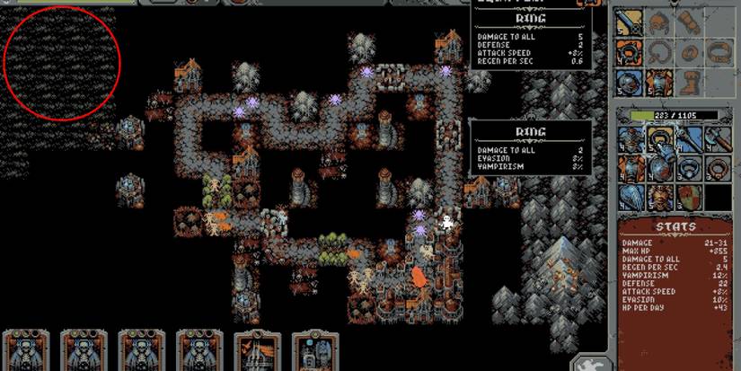 tile that gives 2 hp at the start of each day.