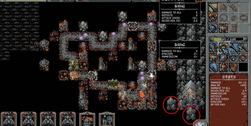 a tile that gives 2% of base HP for each adjacent Rock or Mountain.