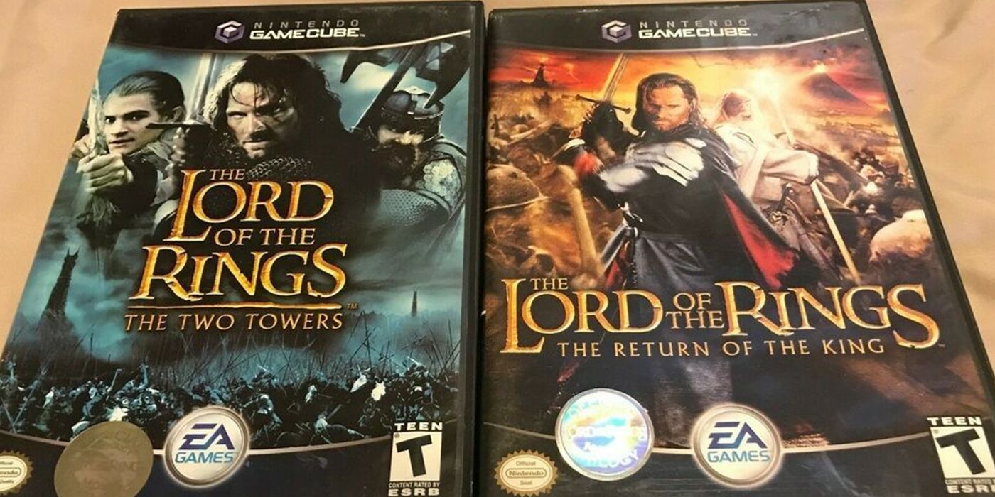 A Photo Of Two Physical Copies Of The Lord Of The Rings Licensed Gamecube Games
