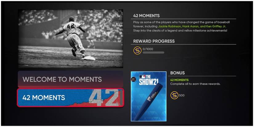 MLB The Show 21 42 Moments Challenges