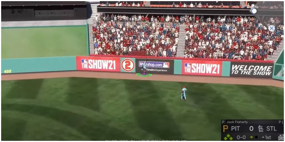 MLB The Show 21 Doing A Jump Catch To Rob A Home Run