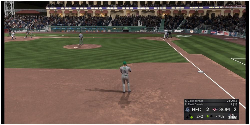 MLB The Show 21 Getting Ready For Fielding In Road To The Show