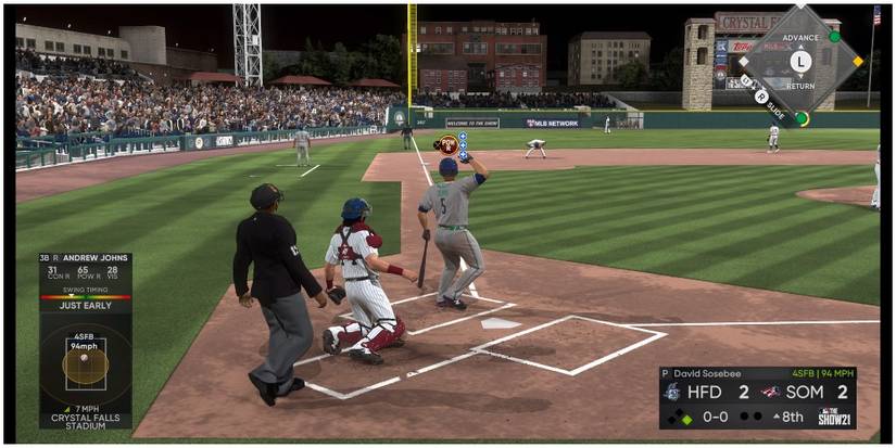 MLB The Show 21 Hot Dogging It After Clobbering A Home Run