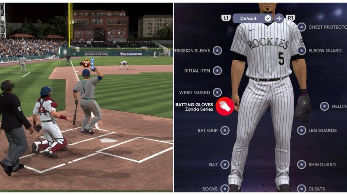 MLB The Show 21 Improving Player In Road To The Show Collage Home Run And Equipment