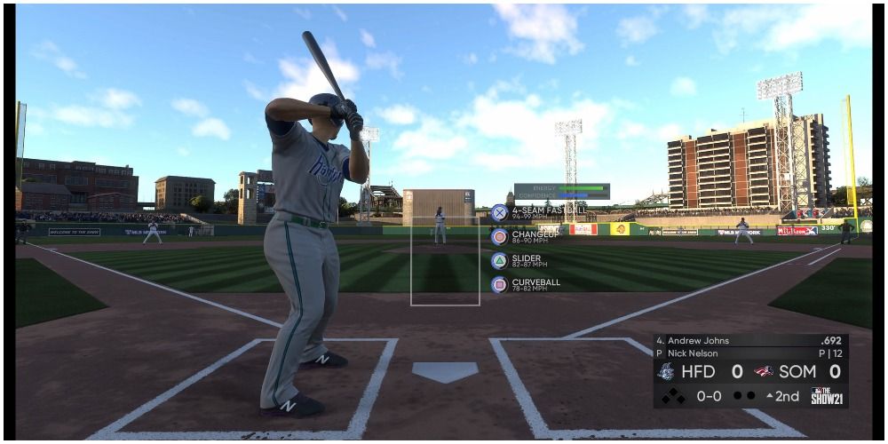 MLB The Show 21 Looking At Pitches While At The Plate