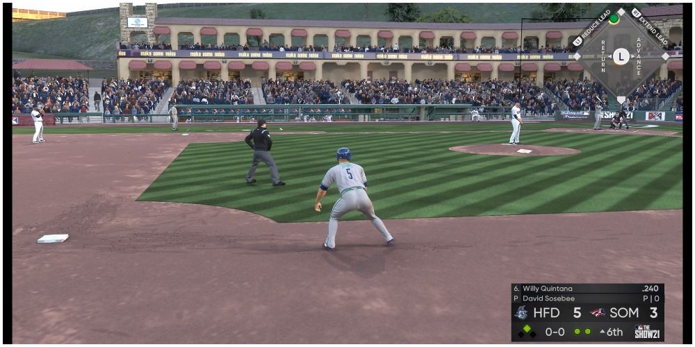 MLB The Show 21 Taking A Big Lead At Second Base With Two Outs