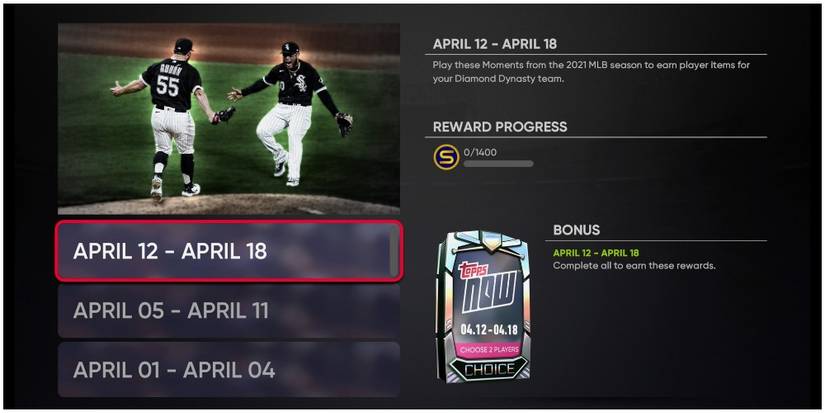 MLB The Show 21 Weekly Moments Challenges