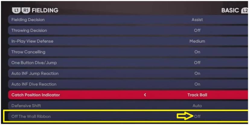 MLB The Show 21 Where To Find The Off The Wall Ribbon Setting