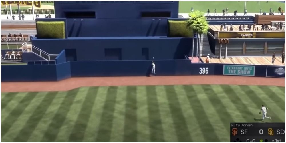 MLB The Show 21 Successfully Robbing A Home Run In Center Field