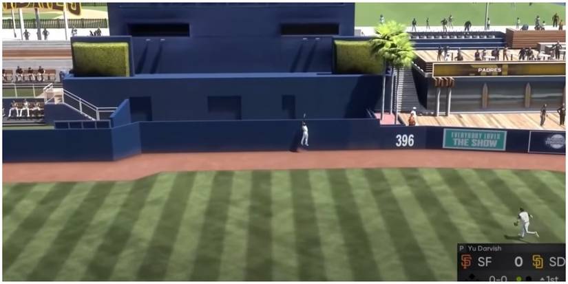 MLB The Show 21 Successfully Robbing A Home Run In Center Field